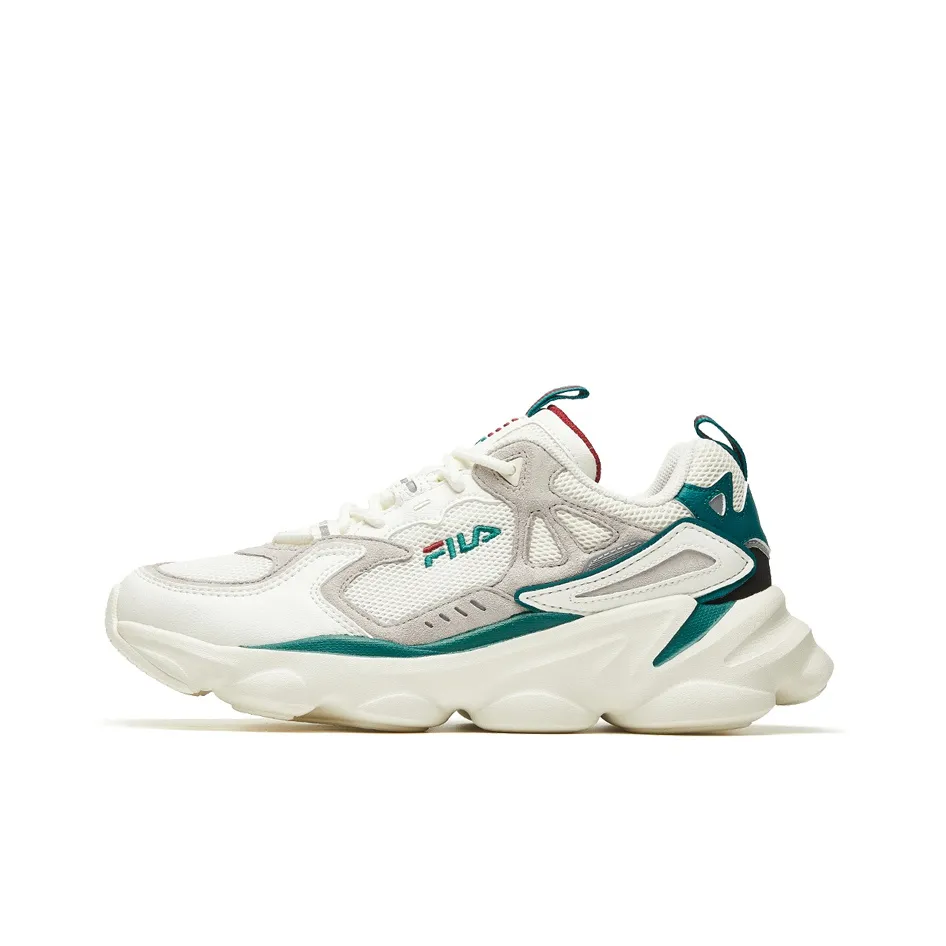 FILA Skipper Low Топ Повседневные Беговые Кроссовки Мужские Белые Зеленые