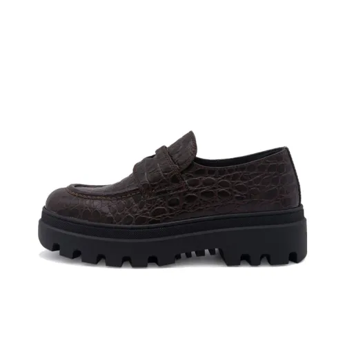 Car Shoe Лоферы Темно-кофейный Женские