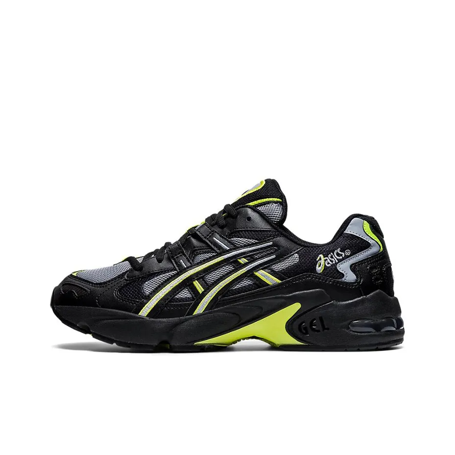ASICS Gel Kayano 5 Low Топ Беговые кроссовки Мужские Черный Серый