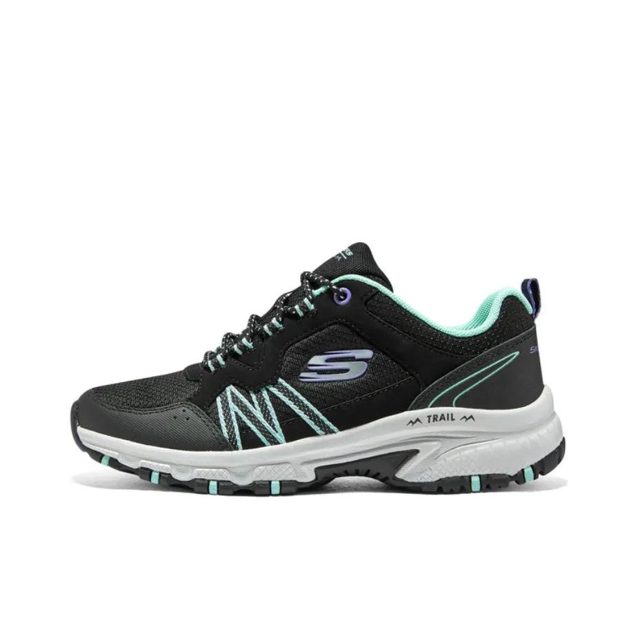Skechers Hillcrest Low Top Outdoor Shoes Women's Black Green