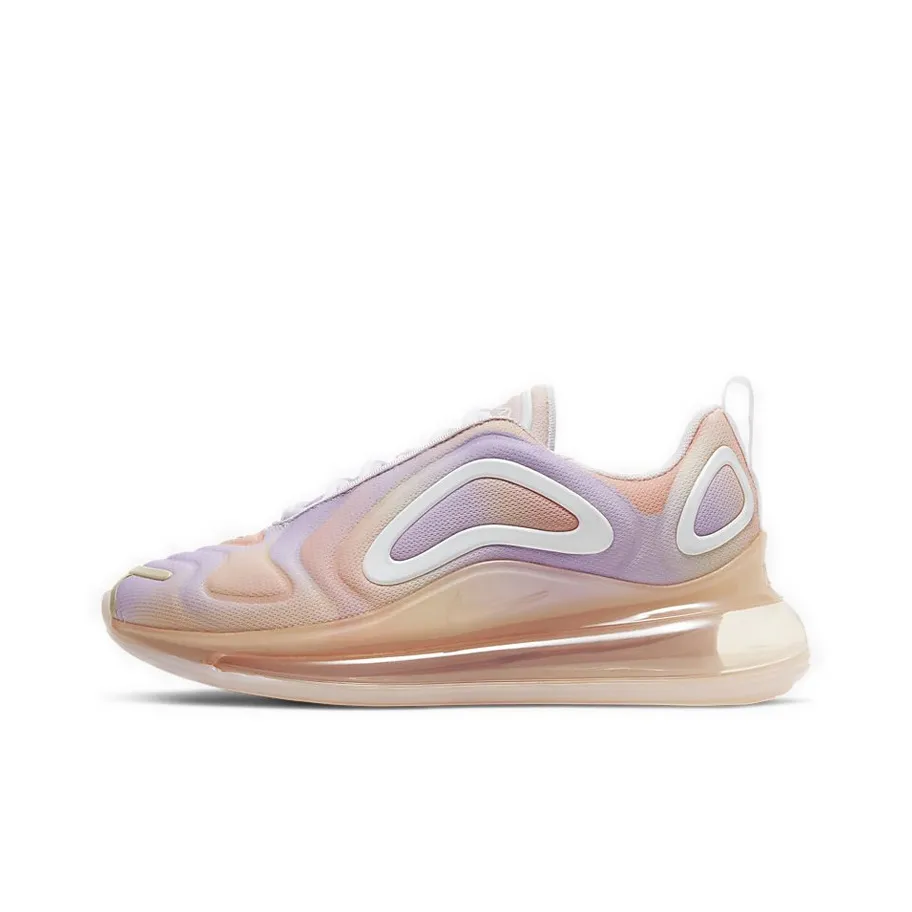 Nike Air Max 720 Устойчивый к истиранию Дышащие Низкие Беговые кроссовки Женские Розовый Фиолетовый