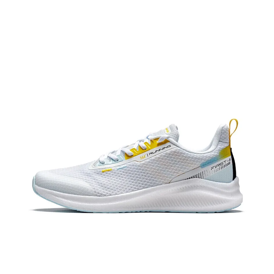 361° QU!KFOAM Low Top Running Shoes Men's White Blue