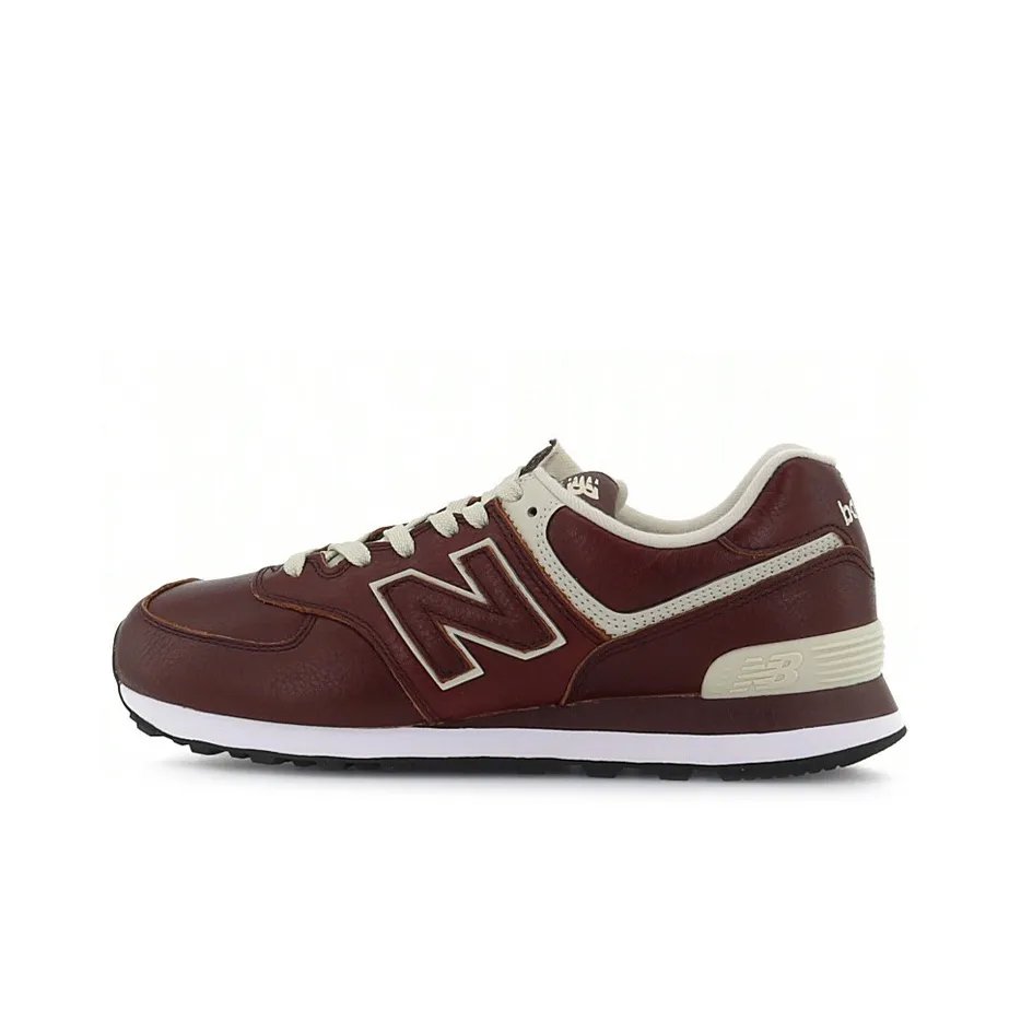 New Balance 574 Leather Dark Brown
