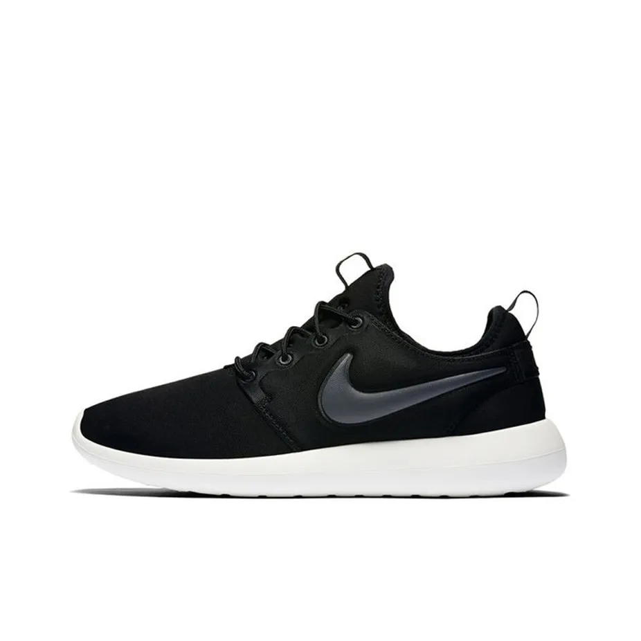 Nike Roshe Two Нескользящий Легкий Низкий Топ Повседневная Беговая Обувь Унисекс Черная
