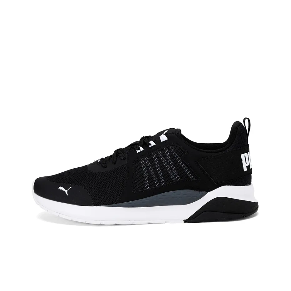 PUMA Anzarun Non Slip Легкий Низкий Топ Беговые кроссовки Мужские Черно-белые