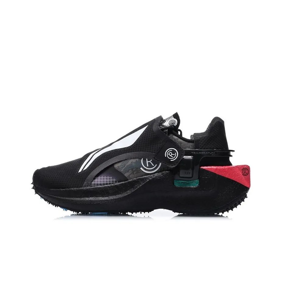 LiNing Ranger Shock Absorbers With Slip Resistant And Abrasion Resistant Properties Low Top Running Shoes Women's Black