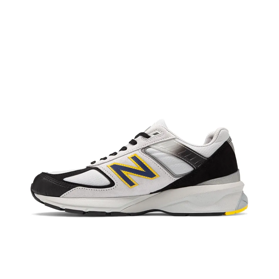 New Balance 990v5 Silver Black Yellow