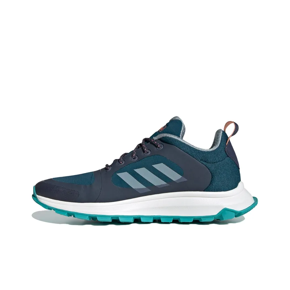 Adidas Response Trail X Slip-Resistant Shock Absorbers Низкие Кроссовки для Бега Женские Синие Серые