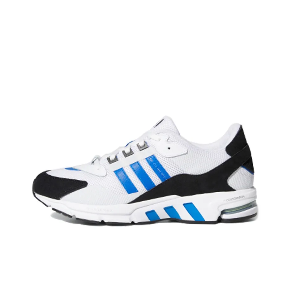 Adidas Shock Absorbers Slip-Resistant Abrasion-Resistant Low Top Marathon Running Shoes Unisex White Black Blue Adidas Shock Absorbers Противоскользящие устойчивые к истиранию низкий топ кроссовки для бега Marathon унисекс белый черный синий