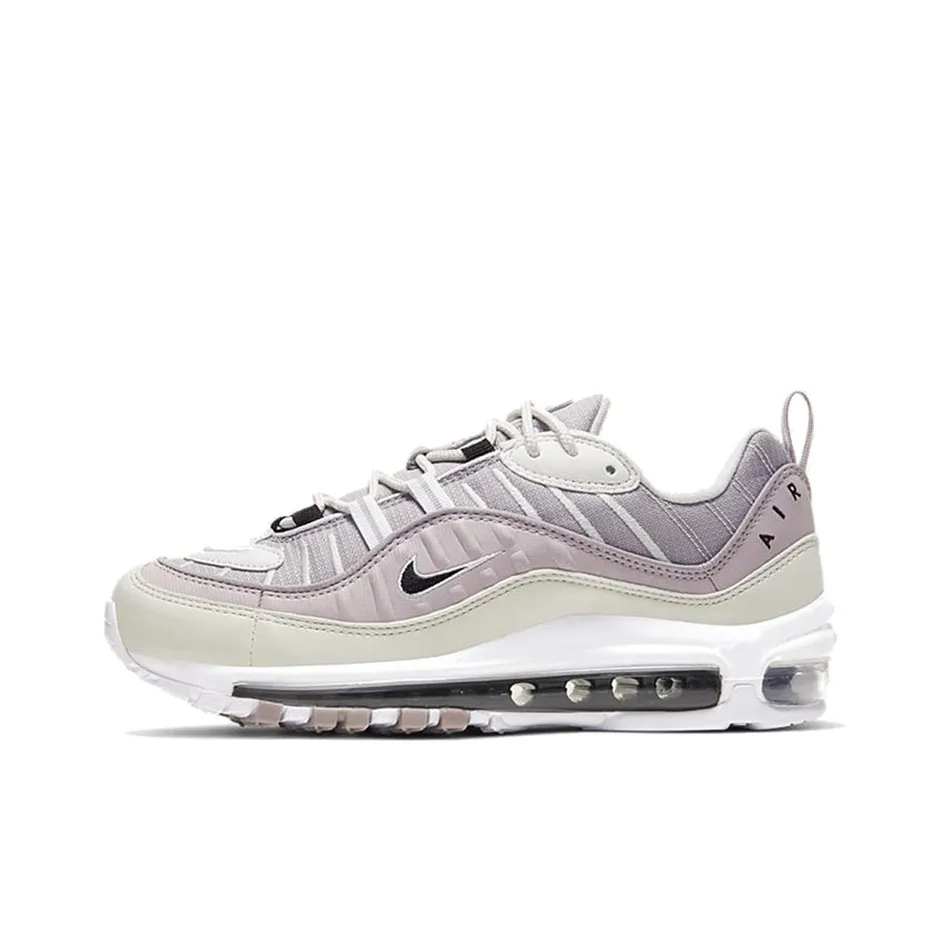 Nike Air Max 98 Амортизация Баланс Низкий Топ Воздушная Подушка Повседневные Беговые Кроссовки Женские Светло-Розовые