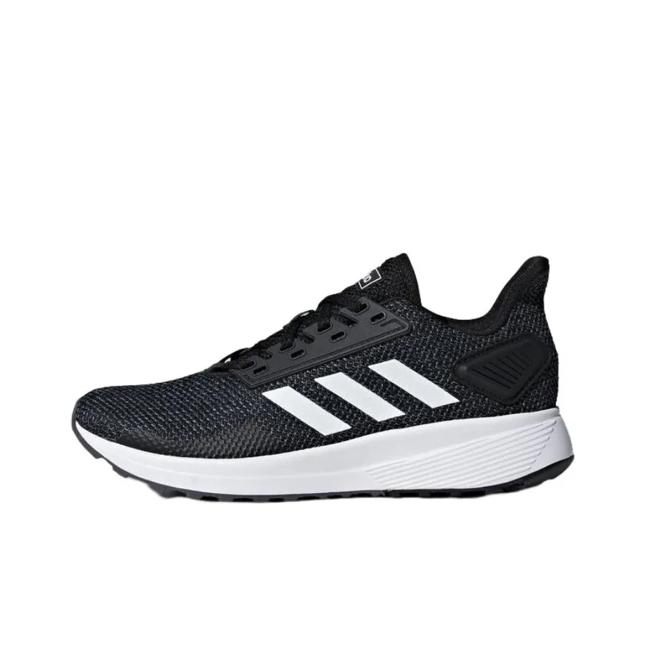 Adidas Duramo 9 Slip-Resistant и Breathable Low-Top Повседневные Беговые Кроссовки Женские Черный Белый