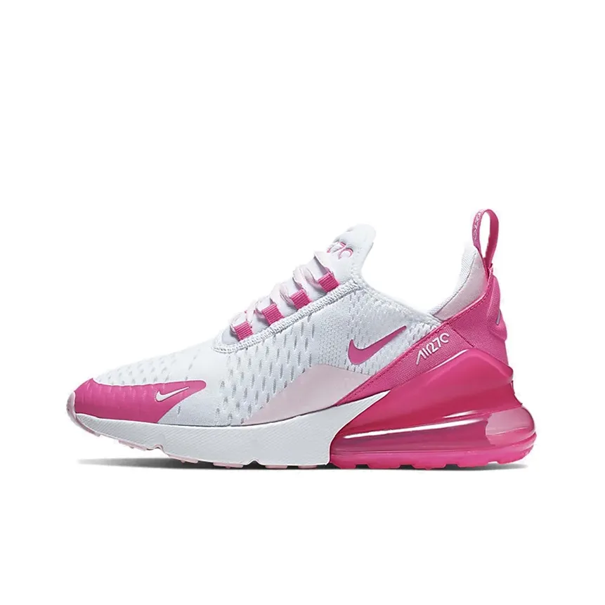 Nike Air Max 270 White Arctic Punch Pink GS