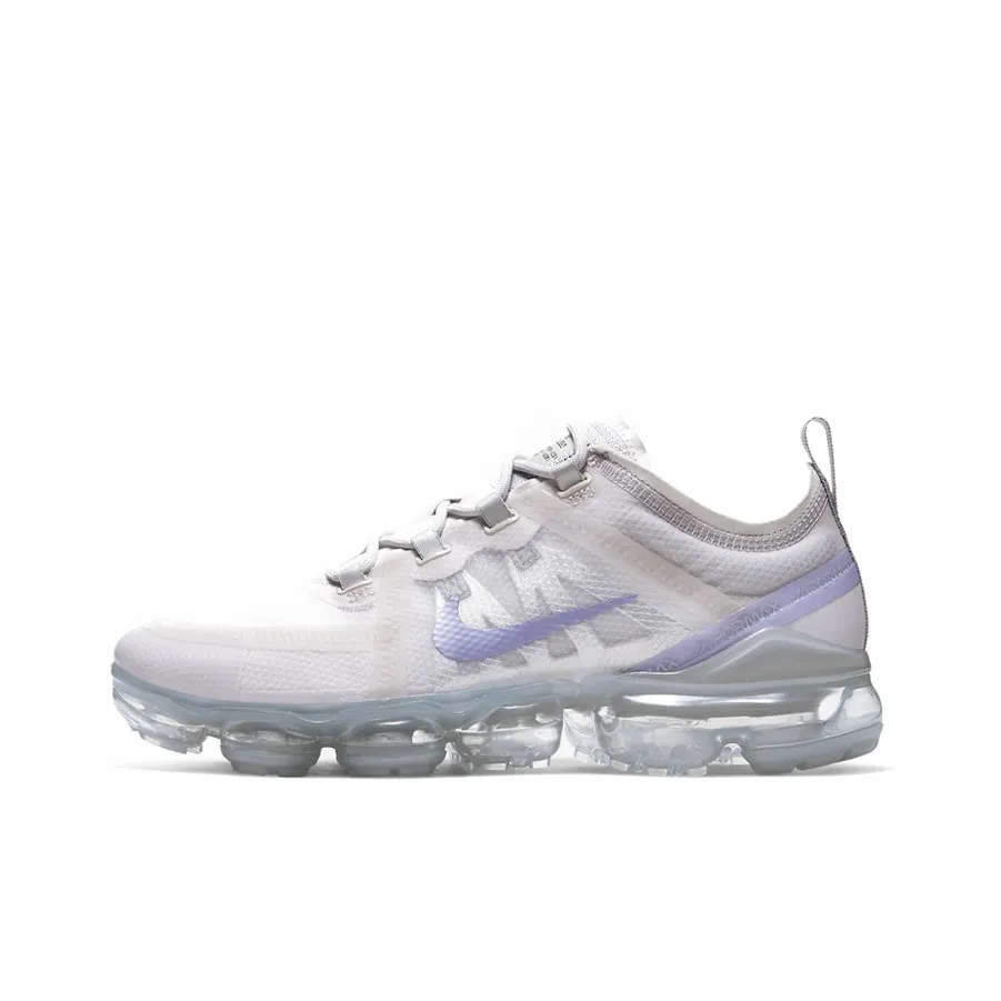 Nike VaporMax 2019 Low Топ Air Cushion Повседневные Беговые Кроссовки Женские Серый Фиолетовый