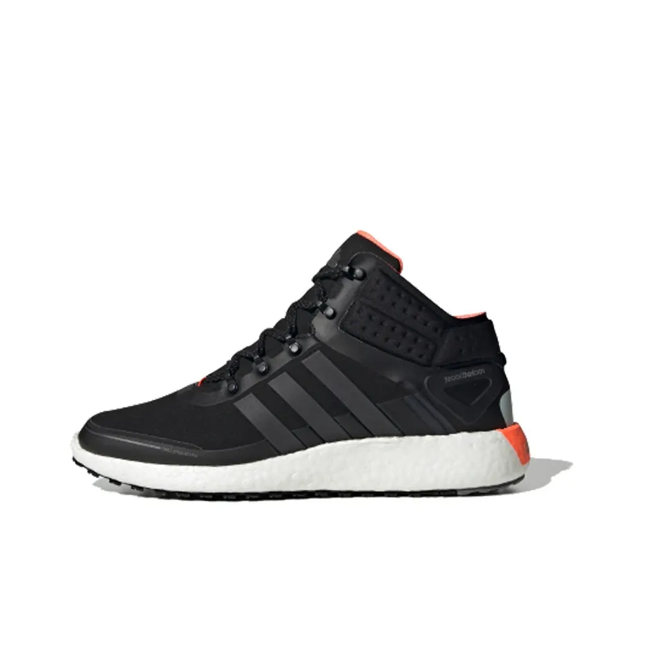 Adidas Rocket Boost Нескользящий Легкий MID Беговые кроссовки Унисекс Черный Оранжевый