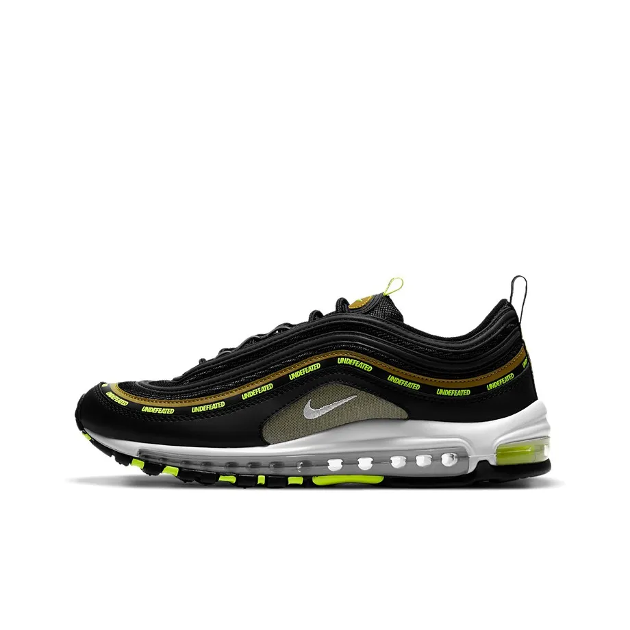UNDEFEATED x Nike Air Max 97 Low Топ Повседневные Беговые Кроссовки Унисекс Черный Зеленый