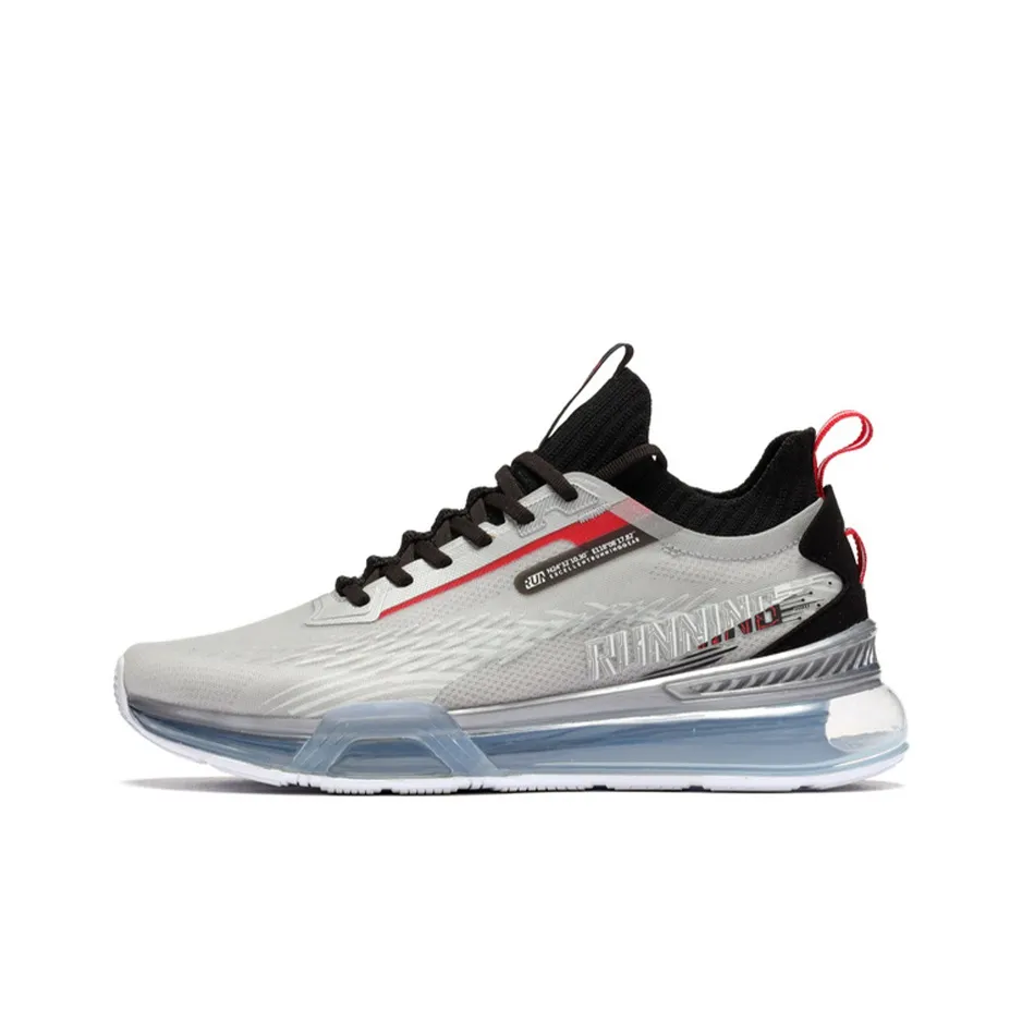 361° Magnetic Flow Breathable Mid-Top Running Shoes Men's Gray
