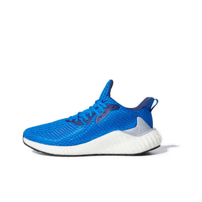 adidas Alphaboost Амортизация Низкий Топ Марафон Беговые кроссовки Мужской Индиго
