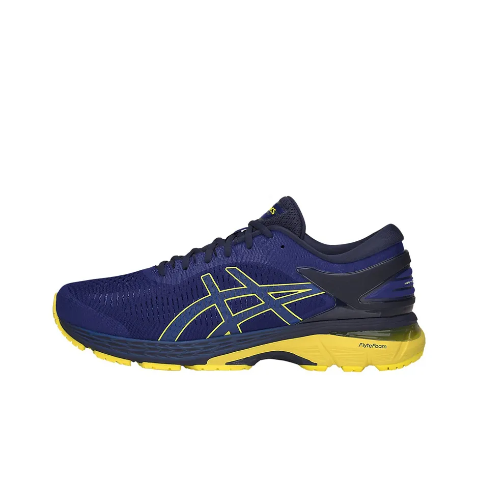 Asics Gel Kayano 25 Low Топ Беговые кроссовки Мужские Синие