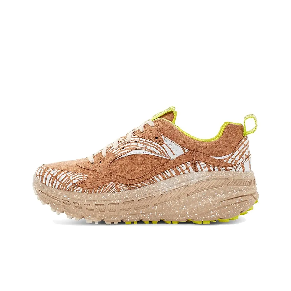 Cedar x UGG Wear-Resistant Coverage Support Balance Height Increasing Low-Top Running Shoes Men's Brown