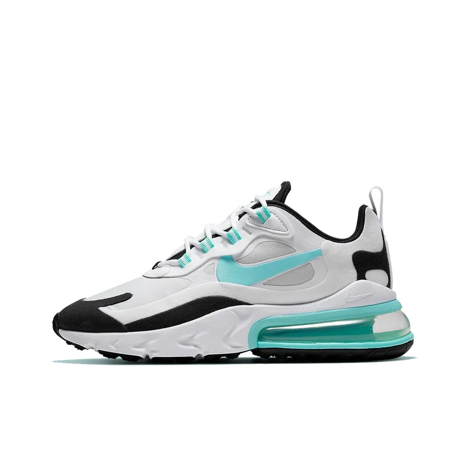 Nike Air Max 270 Low Топ Air Max React Повседневные Беговые кроссовки Женские Белый Синий Черный