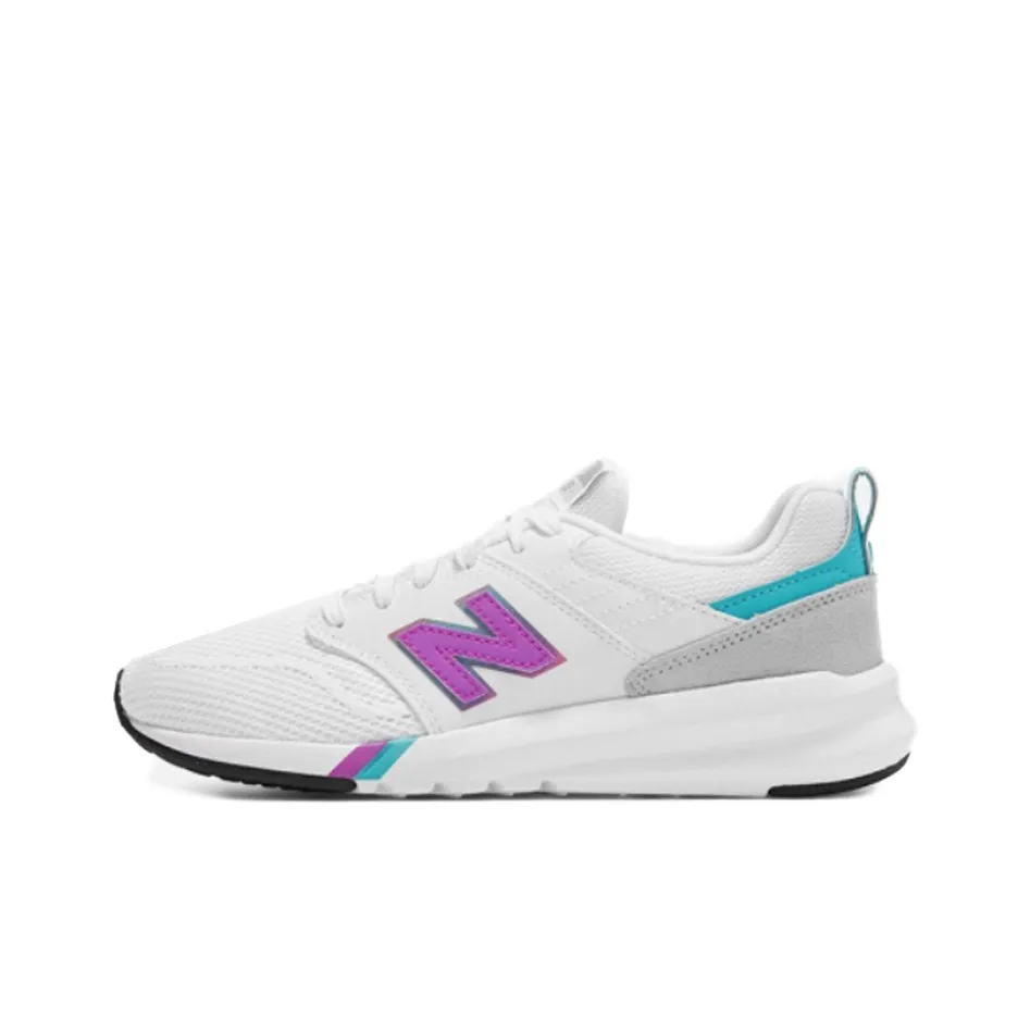New Balance NB 009 Low Топ Беговые кроссовки Женские Белые B Ширина