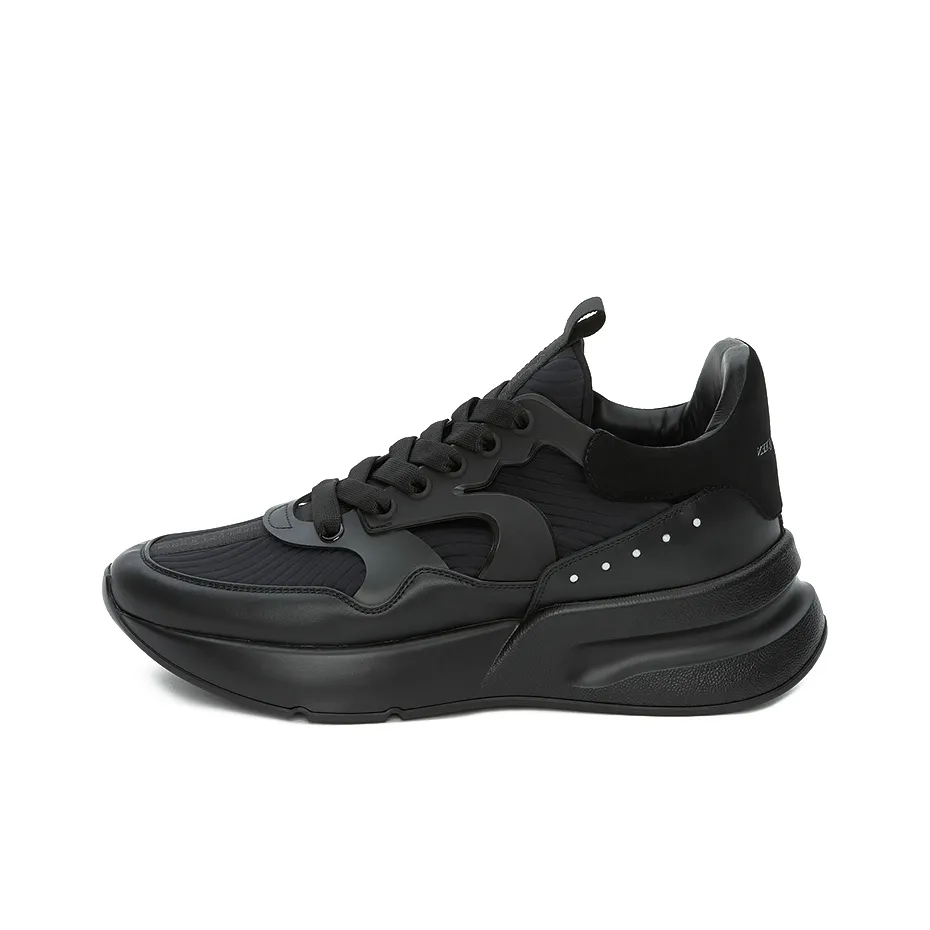 Alexander McQueen Oversized Runner Black Silver