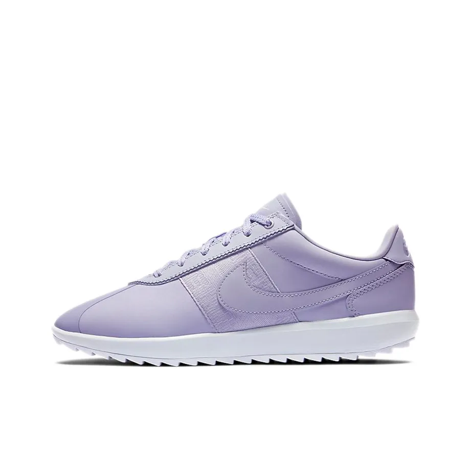 Nike Cortez Golf Shoes Purple/White Women's