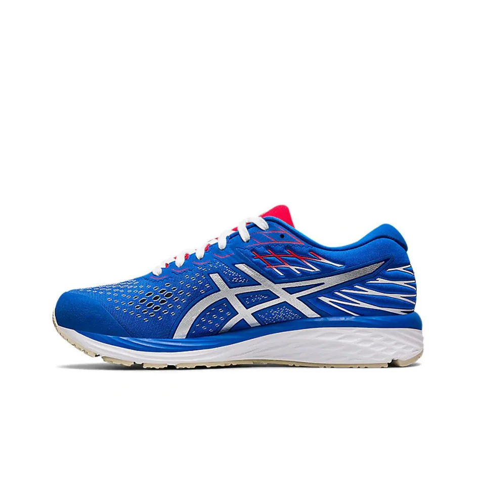 Asics Gel CUMULUS 21 Low Топ Беговые кроссовки Мужские Синие Белые