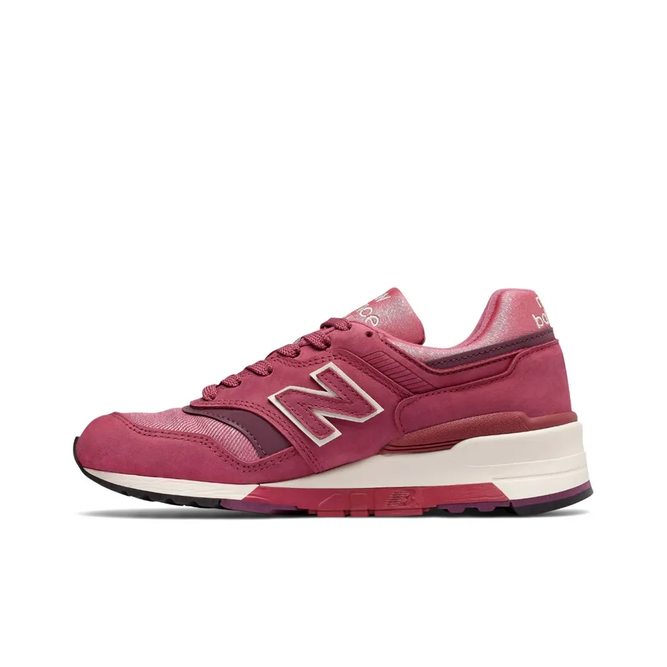New Balance 997 'Made In Usa   Pink Burgundy' Sneakers Women's