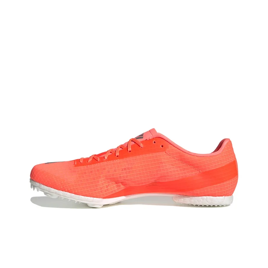 Adidas Adizero Md Spikes Shoes 'Red Metallic Silver'