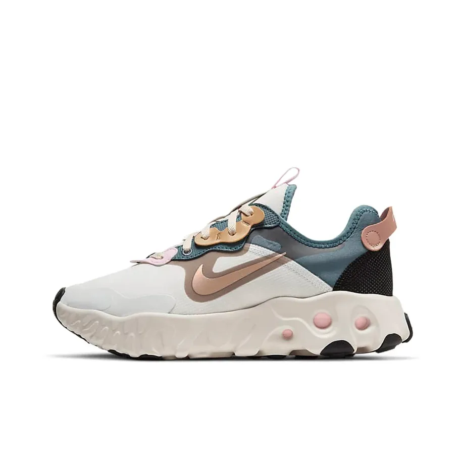 nike React Art3mis Амортизаторы Shock Absorbers Противоскользящие Устойчивые к истиранию Низкий Топ Повседневные Беговые кроссовки Женские Белые Синие