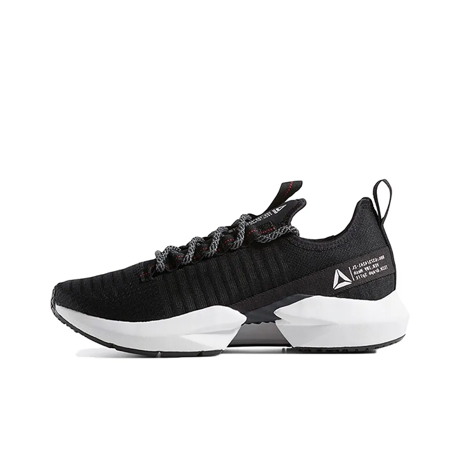 Reebok Sole Fury Амортизация Низкий Топ Беговые Кроссовки Унисекс Черный Белый