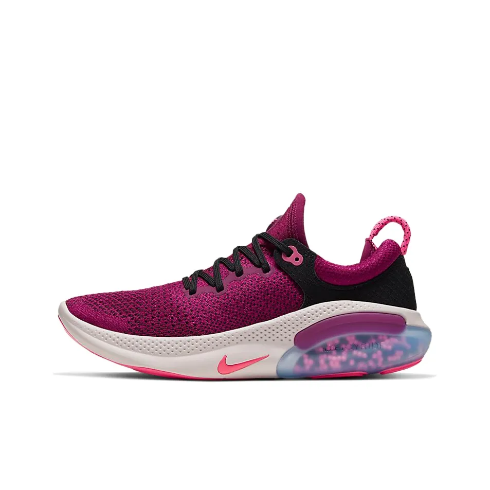 Nike Joyride Run 1 Амортизаторы Shock Absorbers противоскользящие низкий топ повседневная беговая обувь женские черный фиолетовый