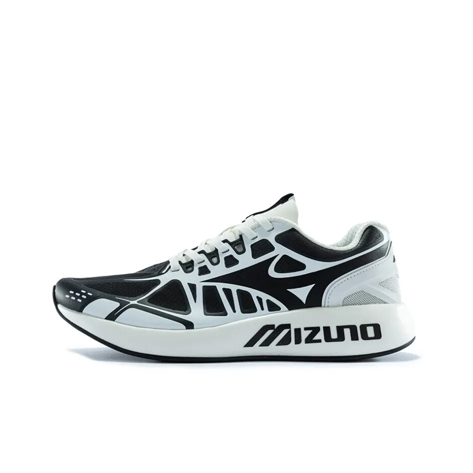 Mizuno PI Дышащие Низкие Беговые Кроссовки Унисекс Черные Белые