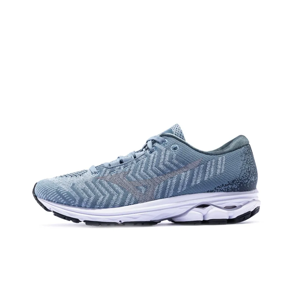 Mizuno Women's Wave Rider Waveknit 3 'Grey Blue' Women's
