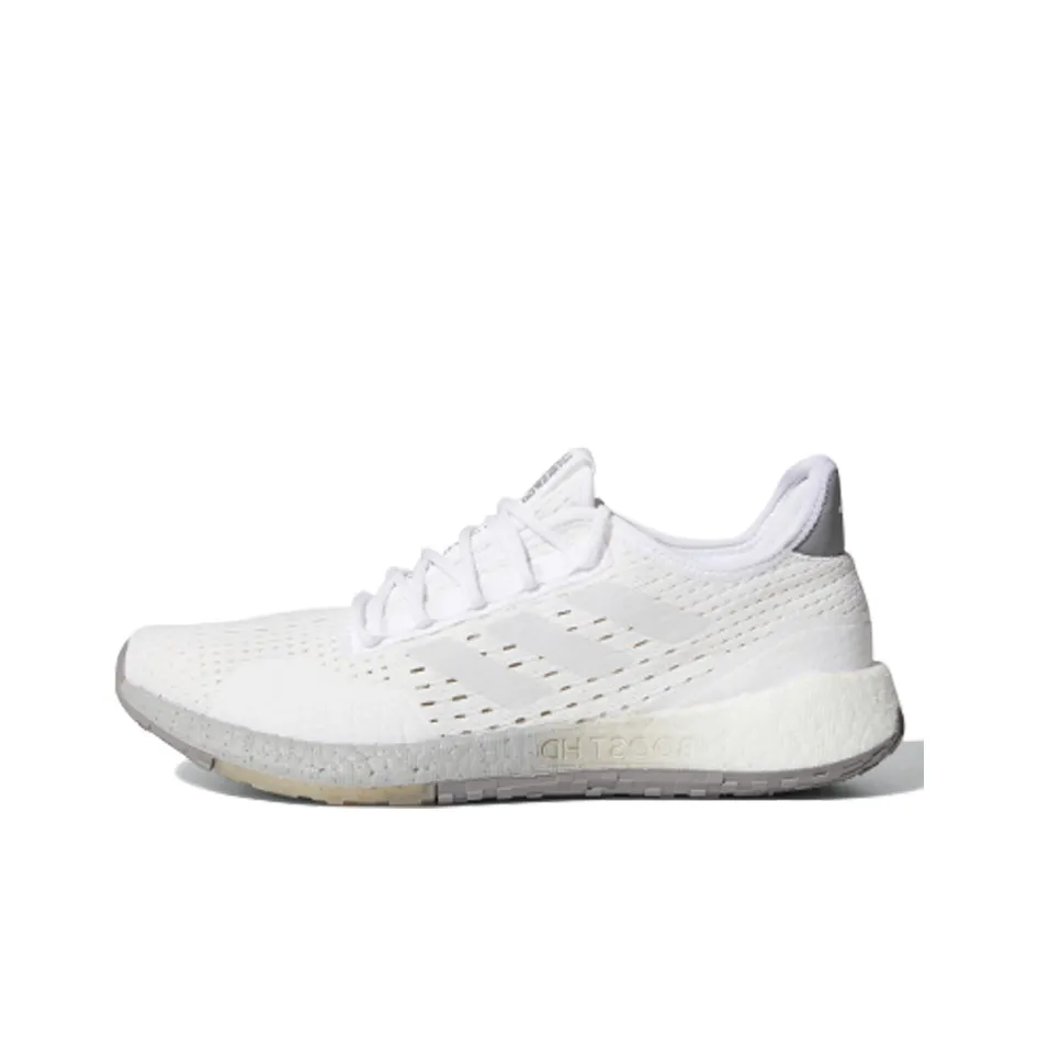 Adidas PulseBOOST Амортизаторы Устойчивые к истиранию Низкий Топ Беговые кроссовки Унисекс Белый
