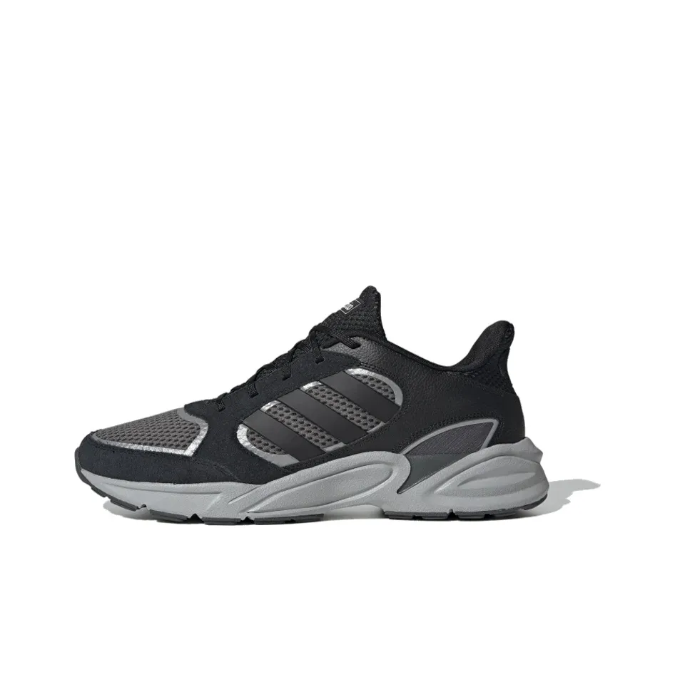 ADIDAS NEO 90S VALASION Низкие Беговые Кроссовки Мужские Черные Серые Серебряные