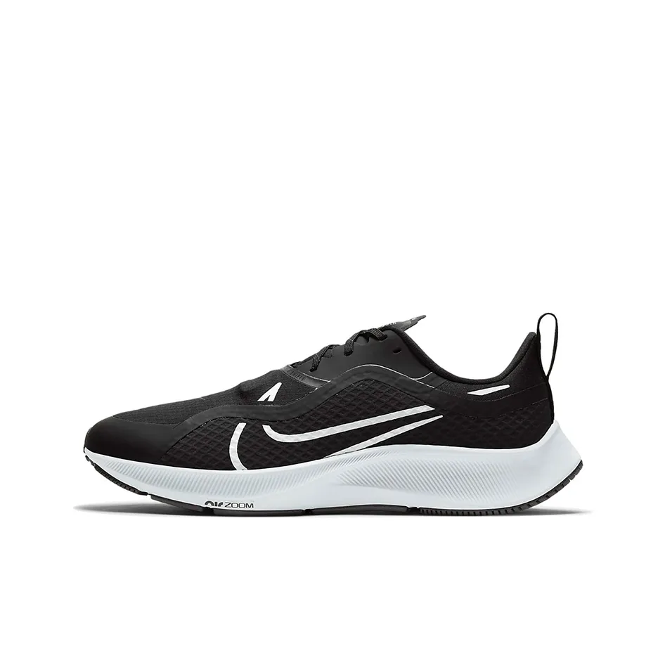 Nike Pegasus 37 Low Топ Марафон Беговые кроссовки Мужской Черный белый