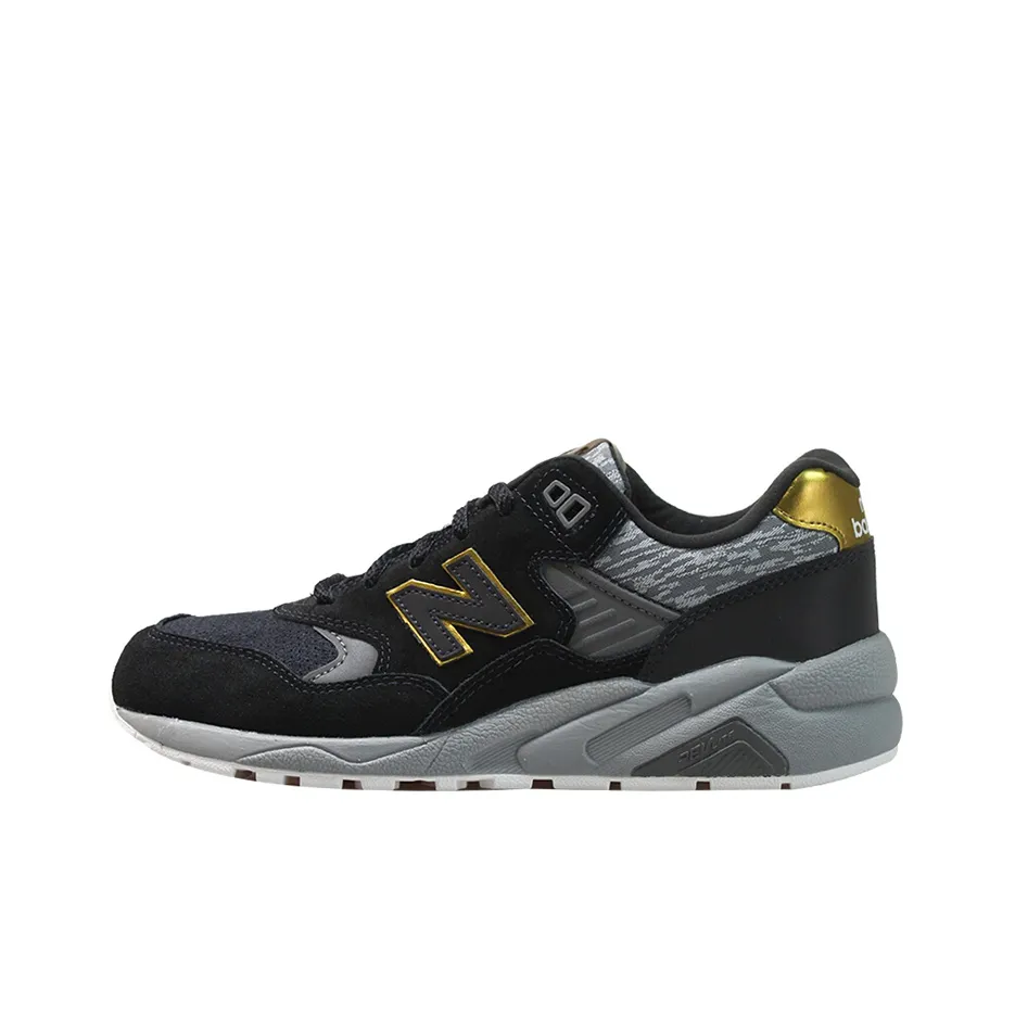 New Balance 580 Series Black Grey 'Black Gray' Women's