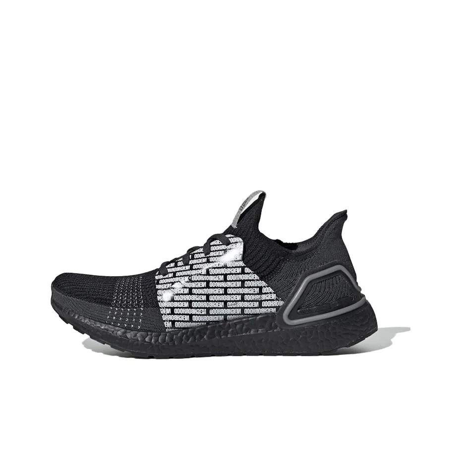 NEIGHBORHOOD x Adidas ULT Нескользящий Легкий Низкий Топ Беговые кроссовки Унисекс Черный Белый