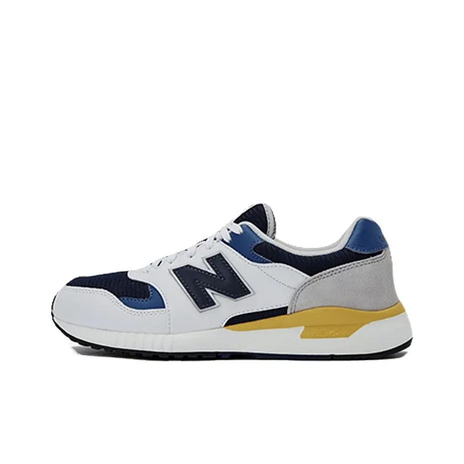 New Balance 574 White/Yellow/Blue