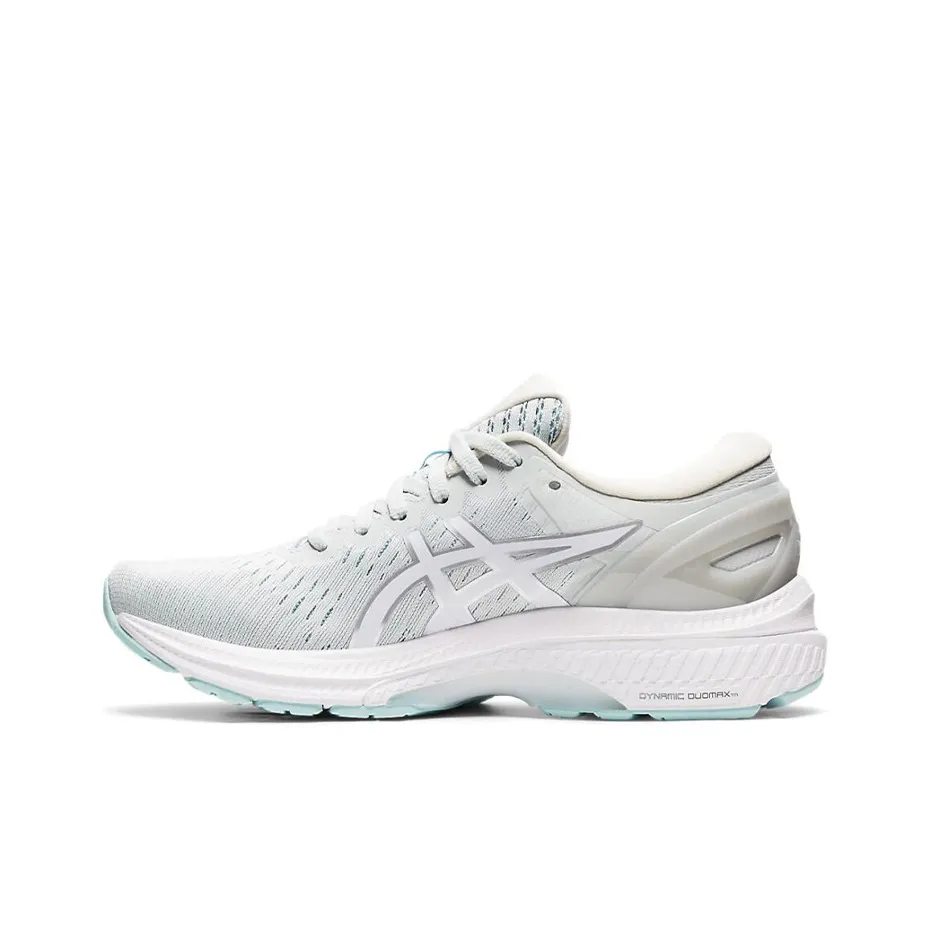 Asics Gel Kayano 27 Low Топ Беговые кроссовки Женские Серый Белый Синий
