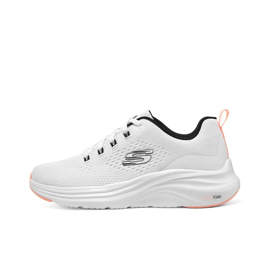 Skechers Vapor Foam Cloud Trail Амортизация Дышащий Легкий Низкий Топ Повседневный Женский Белый