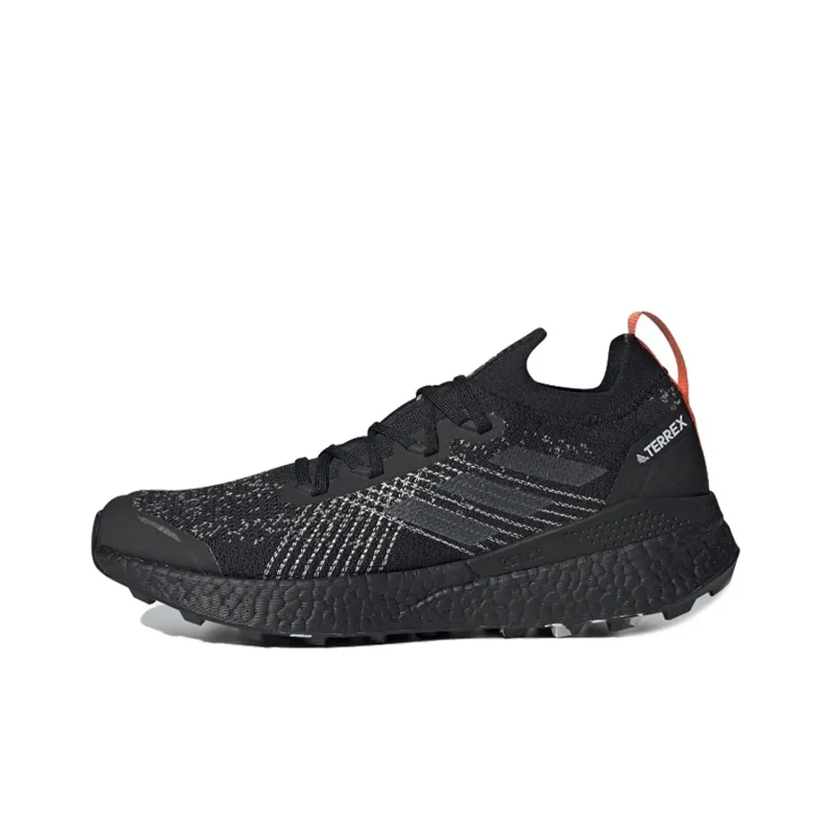 Adidas ULT Шокаблоки Slip-resistant Low-Top Trail Беговые кроссовки Мужские Черные