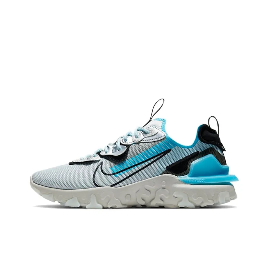 Nike React Vision Running Shoes Unisex Low Top Gray/Blue