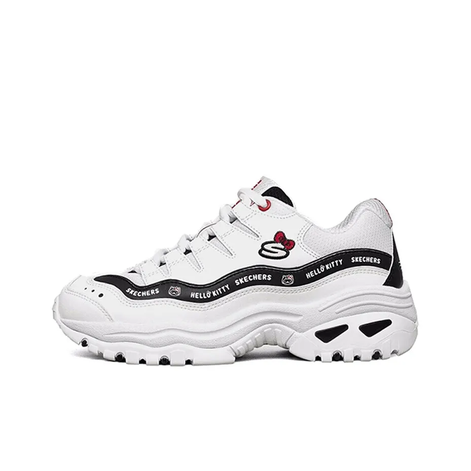 Hello Kitty x Skechers Hello Kitty Low Top Casual Running Shoes Women's White Black