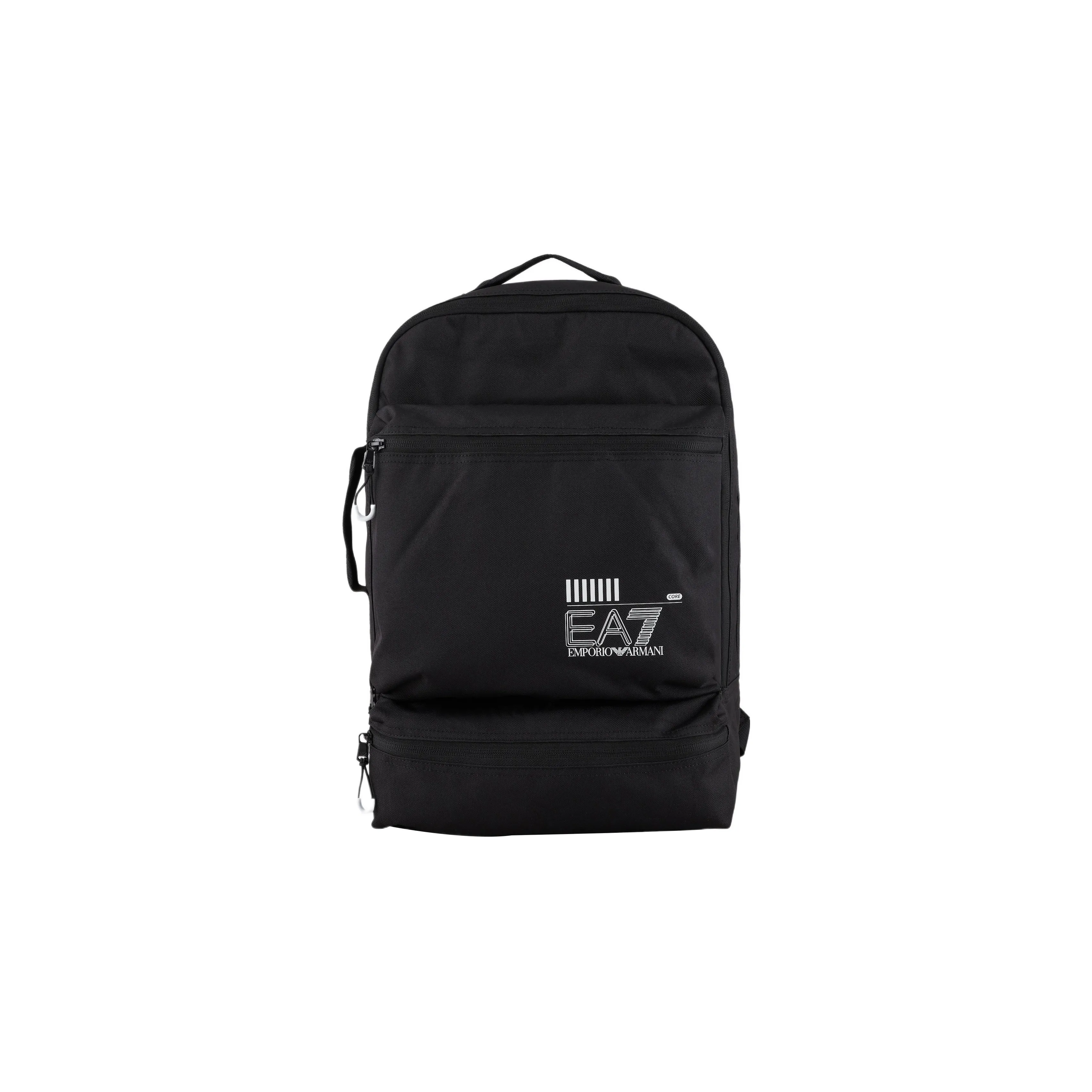 EMPORIO ARMANI Polyester Backpack Tubas Unisex Black