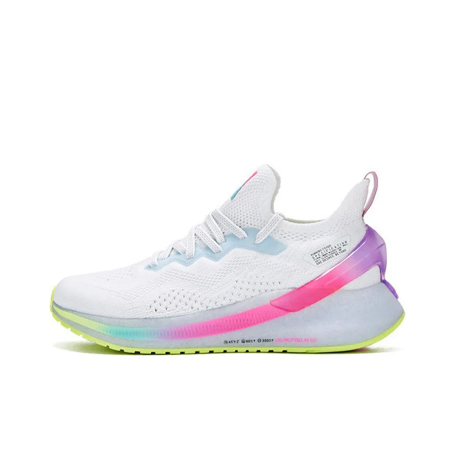 361° Superfly Wing Cushioning, Breathable, Slip Resistant Low Top Running Shoes Women's White