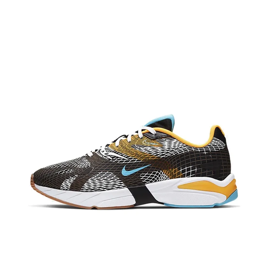 Nike Ghoswift Shock Absorbers Slip-Resistant Low Top Casual Running Shoes Unisex Black White Orange Найк Ghoswift Shock Absorbers Низкий топ противоскользящие повседневные беговые кроссовки унисекс черный белый оранжевый