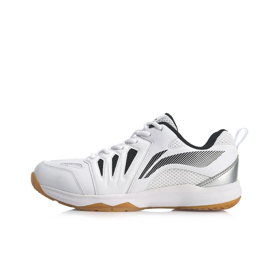 LiNing Ace Slip-resistant Abrasion-resistant Low-top Badminton Shoes Men's White LiNing Ace Противоскользящие Износостойкие Низкие Кеды для Бадминтона Мужские Белые